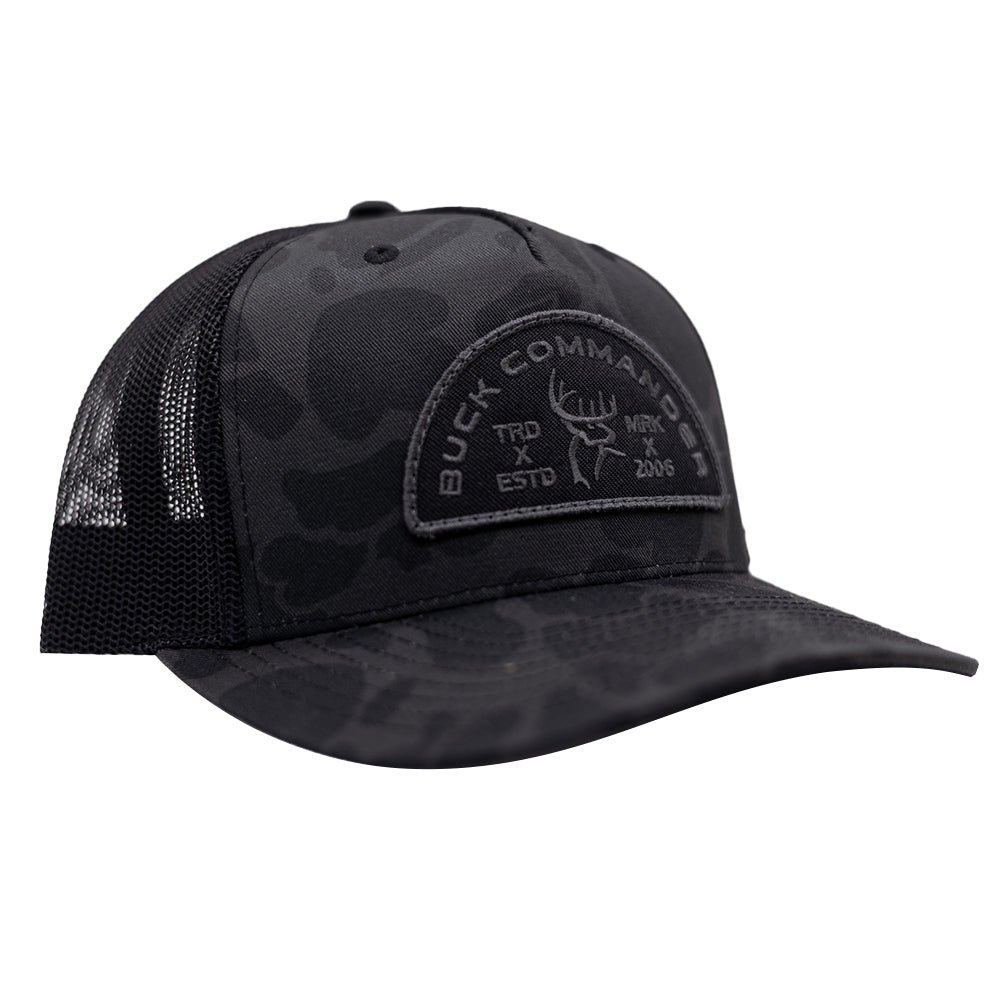 Buck Commander Black Duck Camo Patch Hat