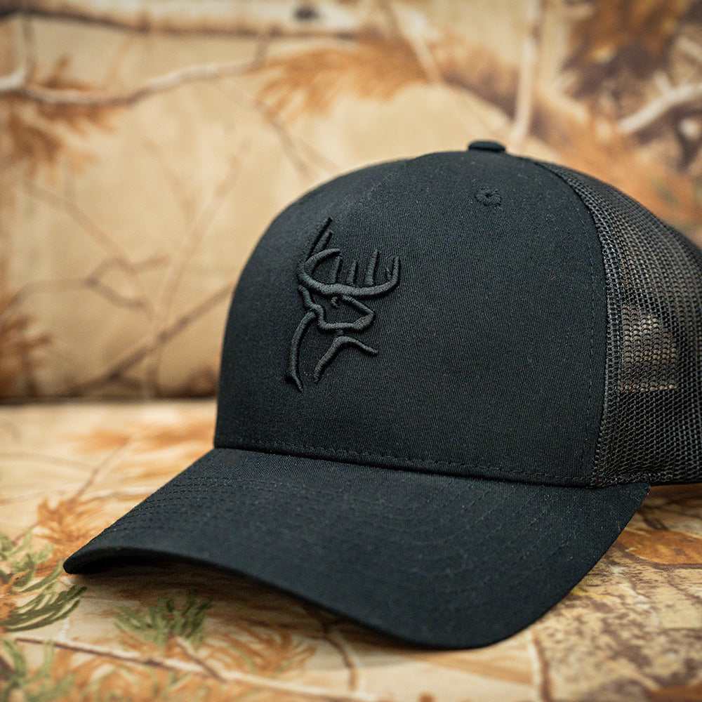 Buck Commander Richardson 112FP Black/Black 3D Icon Hat