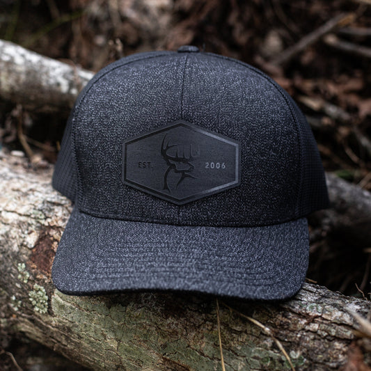 Buck Commander x Union Standard Supply Co. Black Wood Patch Hat
