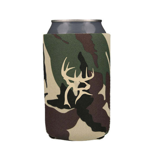 Buck Commander Retro Camo Neoprene Can Cooler