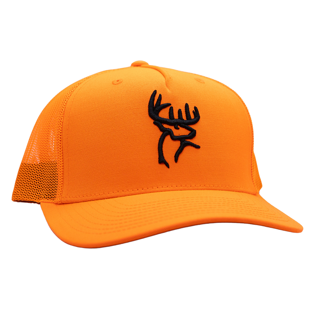 Buck Commander Blaze Orange Embroidered Logo Hat