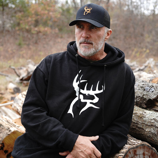 Buck Commander Icon Black Hoodie