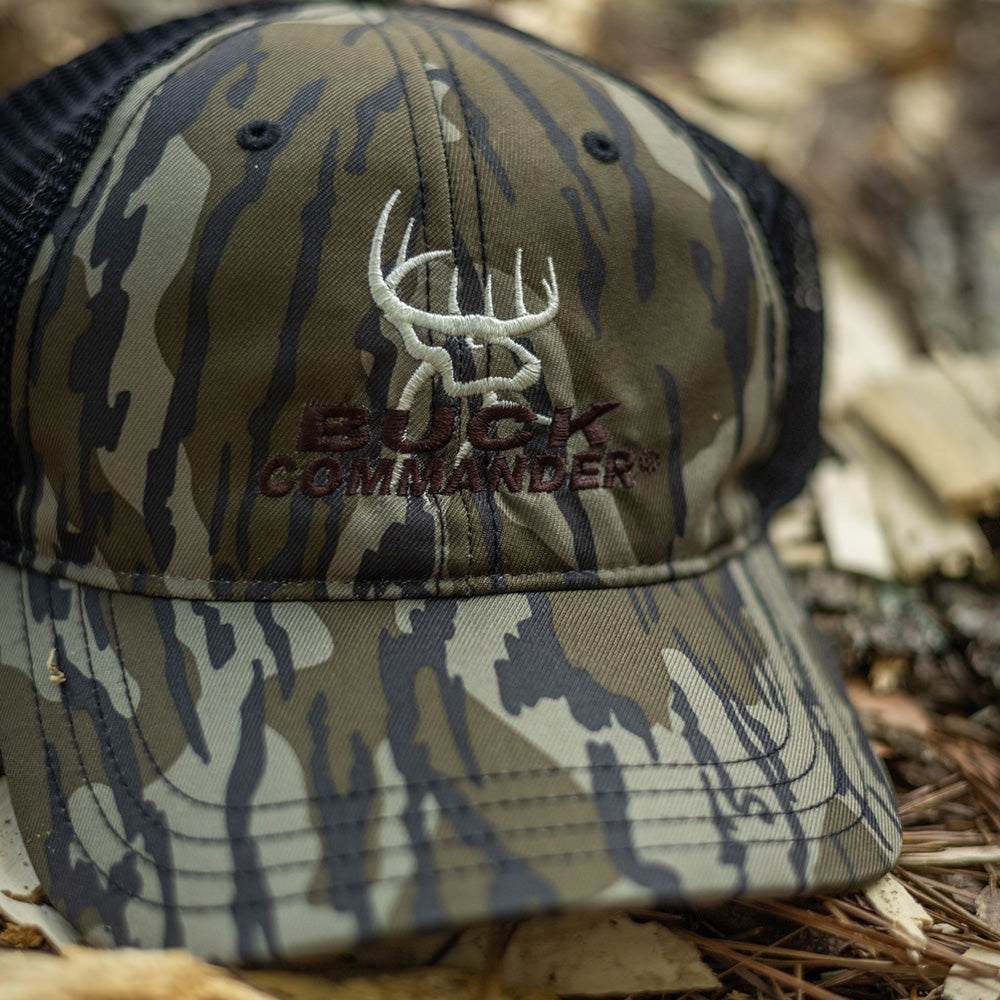 Buck Commander Mossy Oak Bottomland Embroidered Richardson Hat