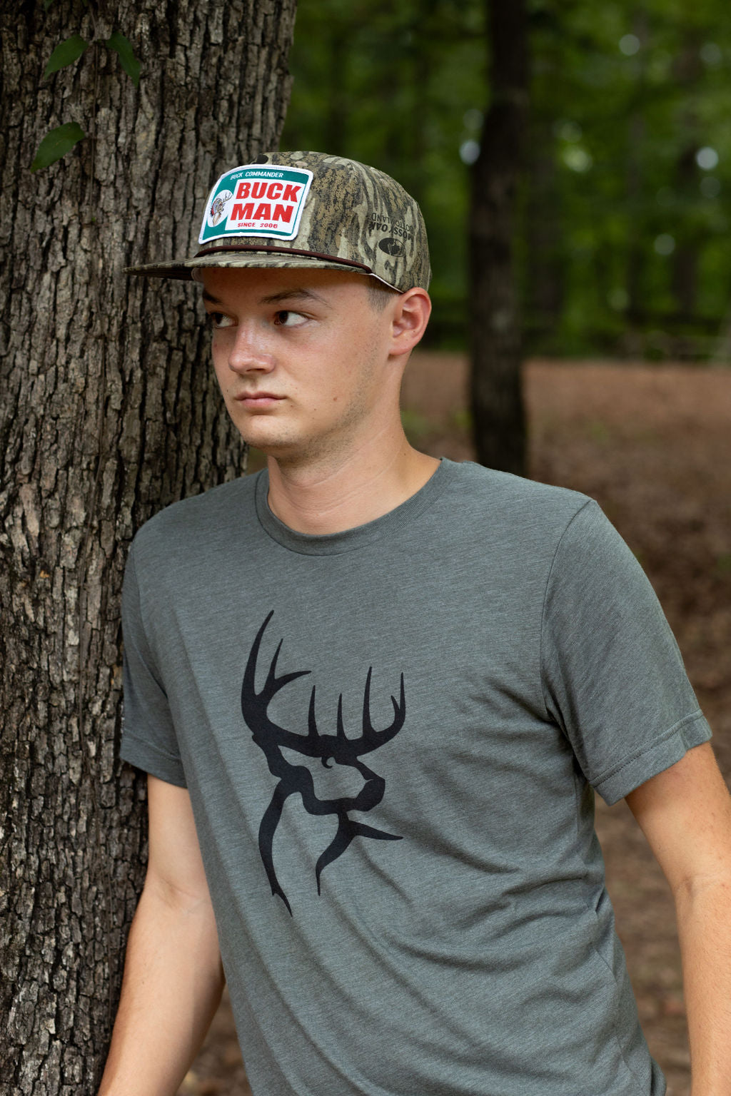 Buck Commander Buck Man Bottomland Patch Hat