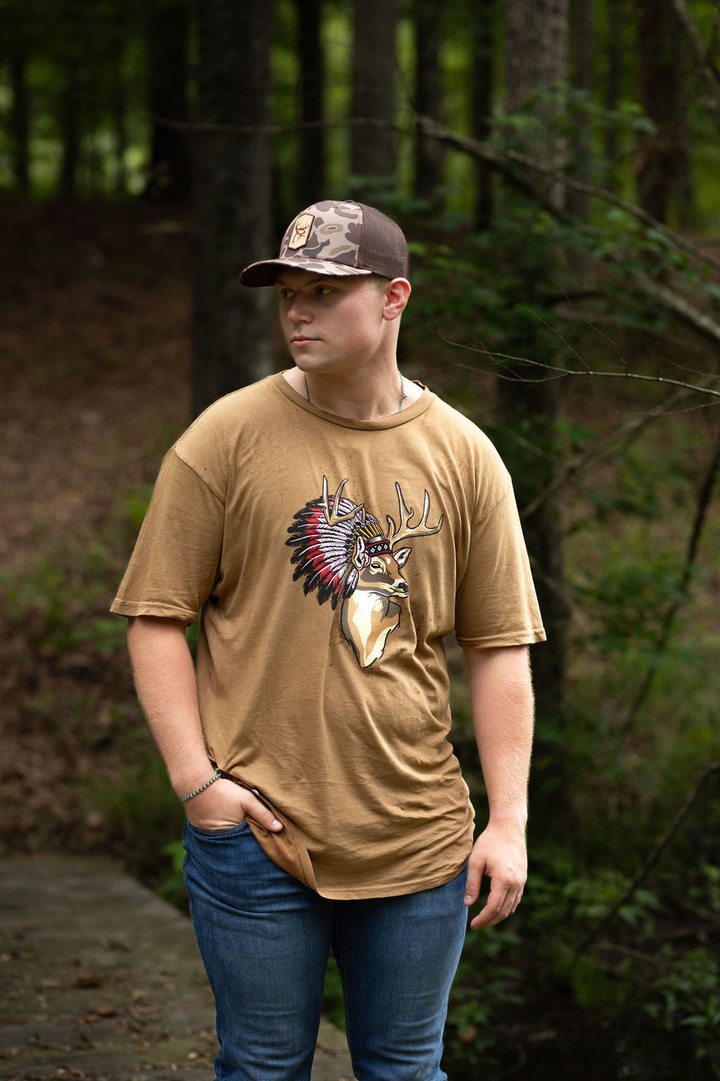 Buck Commander Deer Headdress Tee