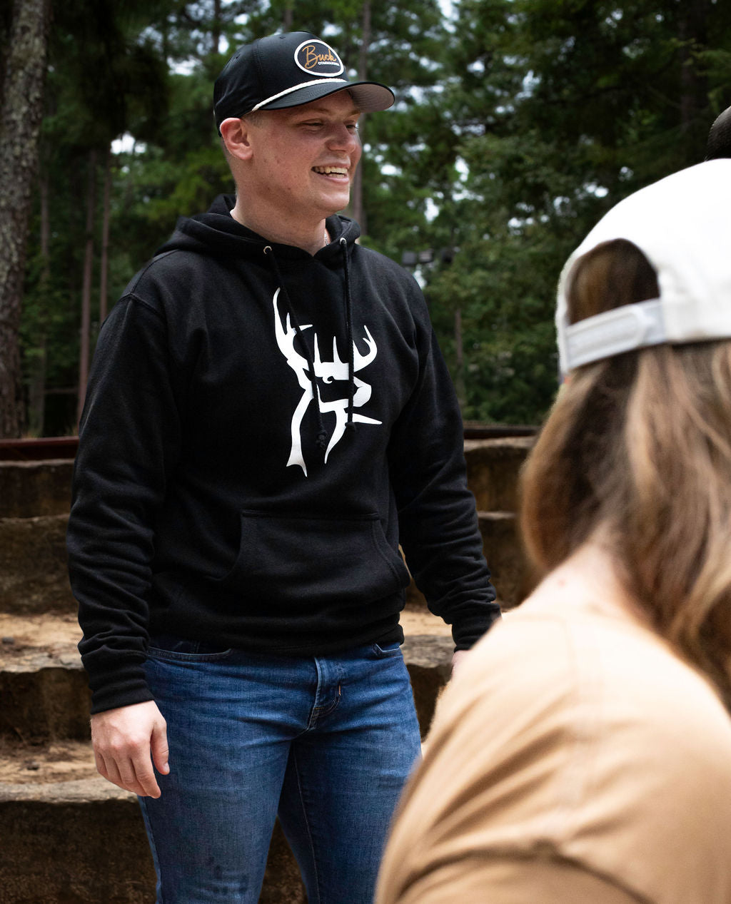 Buck Commander Icon Black Hoodie