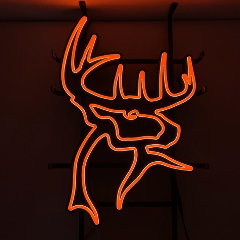 Buck Commander Deer Head LED Sign